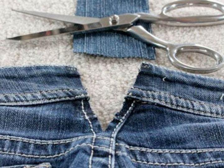 Làm mới chiếc quần jeans bằng cách tự cắt-3