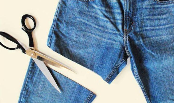 Làm mới chiếc quần jeans bằng cách tự cắt-4