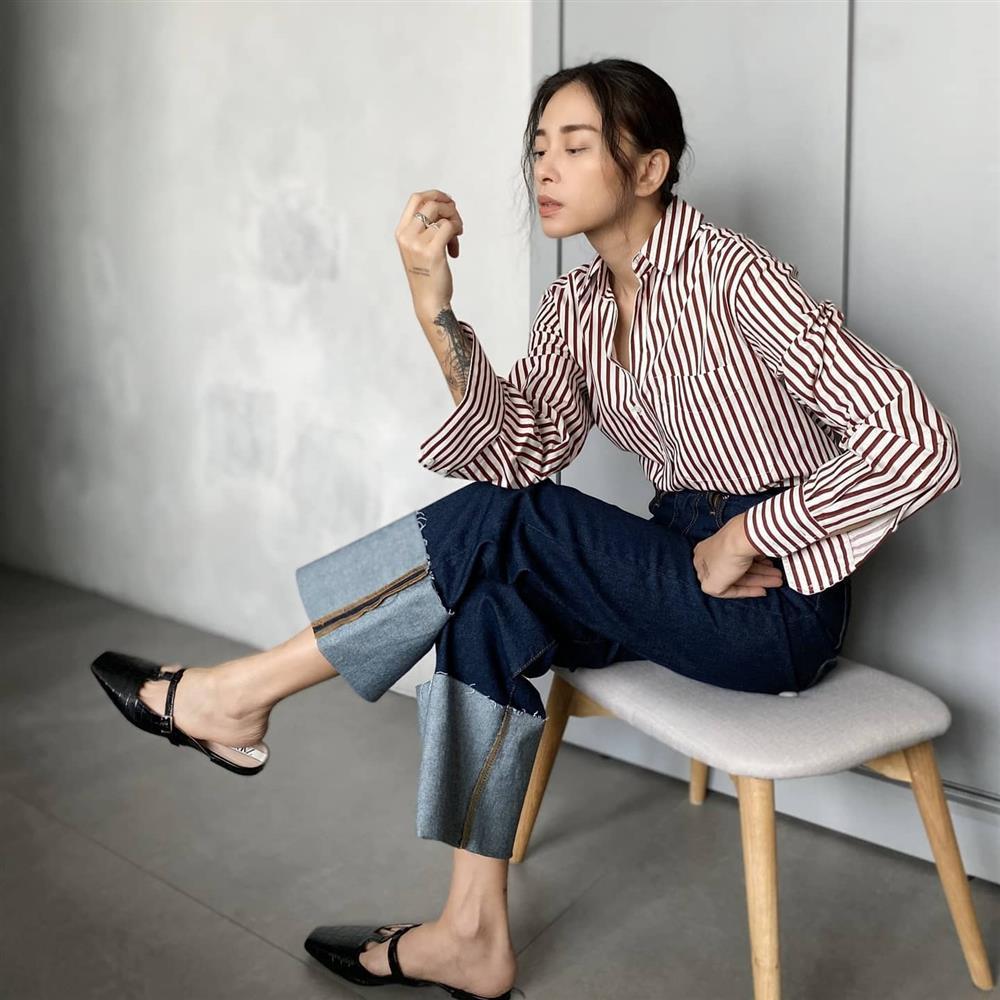 Tham khảo mỹ nhân Việt 4 kiểu áo kết hợp ăn ý nhất với quần jeans-2