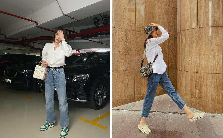 Tham khảo mỹ nhân Việt 4 kiểu áo kết hợp ăn ý nhất với quần jeans-3