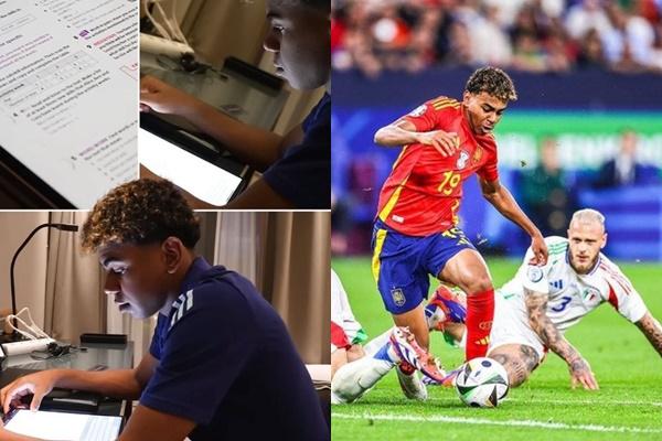 Ngôi sao tuyển Tây Ban Nha vừa đá EURO vừa làm bài tập vẫn đỗ kỳ thi-3