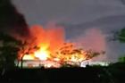 Cháy lớn tại 1 công ty trong khu công nghiệp Phúc Khánh Thái Bình