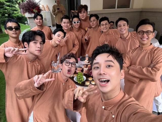 Lần đầu bê tráp, nhan sắc Phương Mỹ Chi gây chú ý trong đám cưới Midu và chồng doanh nhân-3