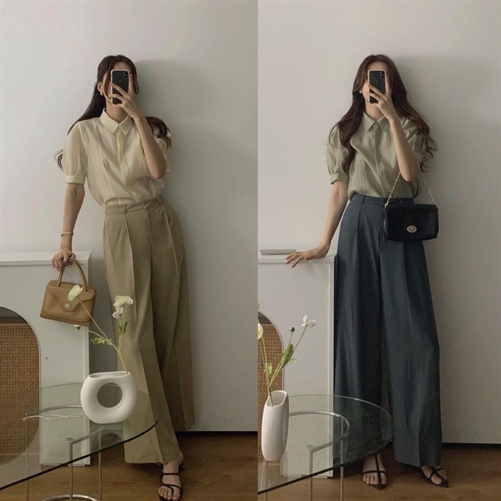 5 công thức diện sơ mi cộc tay trẻ trung tới công sở-1