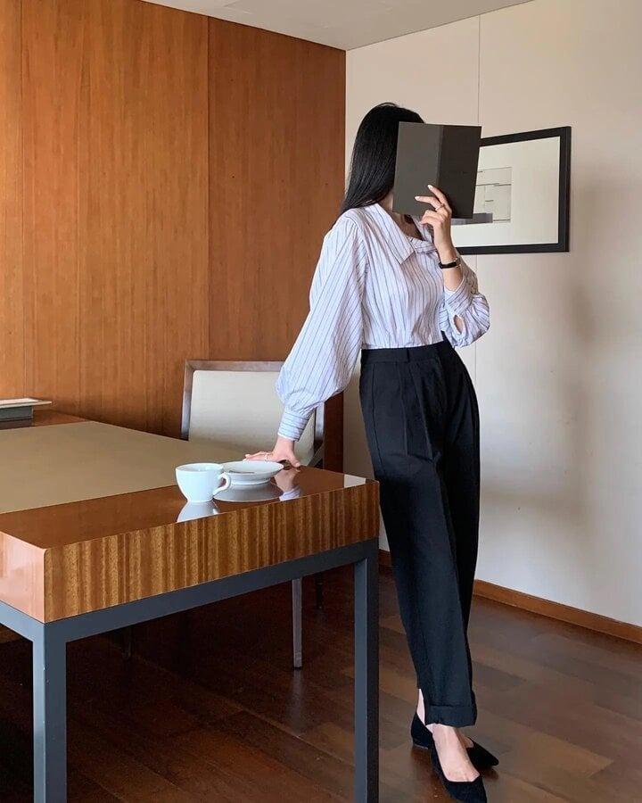 Trang phục quen mặt giúp các cô nàng dưới 1m60 cơi nới chiều cao-3