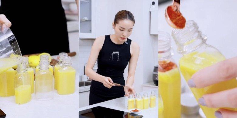 Công thức nước detox, đào thải độc tố, giảm mỡ của Kỳ Duyên cực dễ làm tại nhà-10