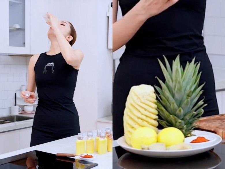 Công thức nước detox, đào thải độc tố, giảm mỡ của Kỳ Duyên cực dễ làm tại nhà-12