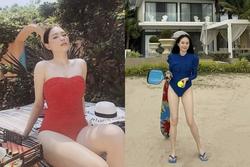 Linh Rin hiếm hoi diện bikini khoe sắc vóc sau sinh