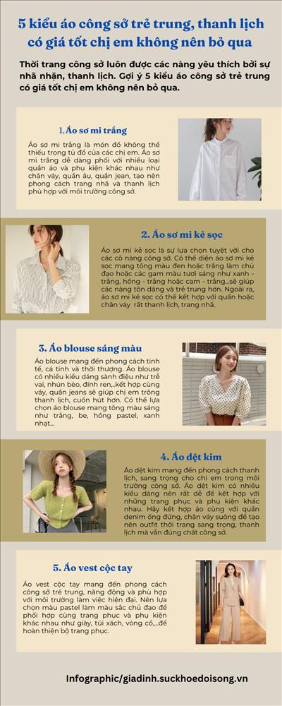 5 kiểu áo công sở trẻ trung, thanh lịch có giá tốt chị em không nên bỏ qua-1