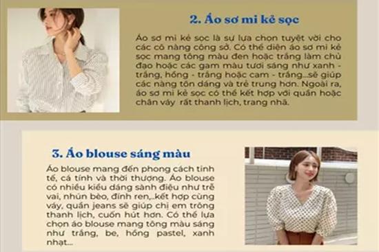 5 kiểu áo công sở trẻ trung, thanh lịch có giá tốt chị em không nên bỏ qua