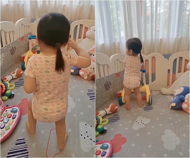 Con gái thứ 3 của MC Anh Tuấn được mẹ cho lên sóng, người hâm mộ thốt lên là ‘cục nam châm’ của bố-1