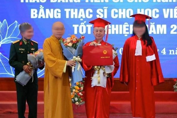 Ông Thích Chân Quang không có bằng cấp 3, Đại học Luật Hà Nội nói gì?-2