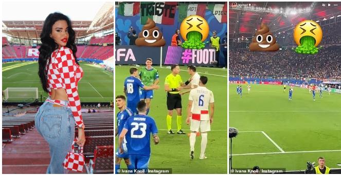 Người mẫu mặc táo bạo tại Euro nhận chỉ trích-1