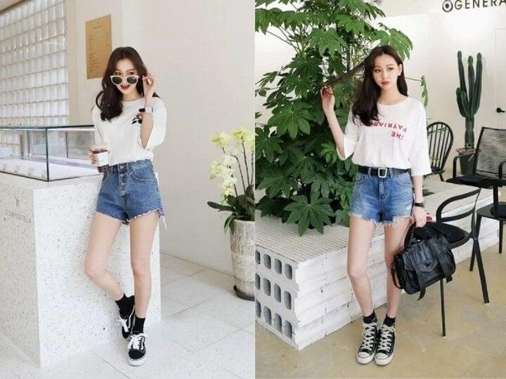 Cách mặc đồ jeans đẹp trong mùa hè-2