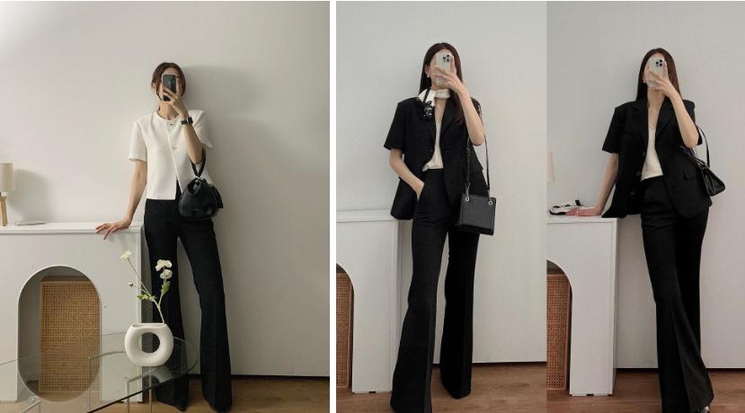 5 bộ đôi màu sắc giúp bạn ghi điểm thanh lịch, trẻ trung khi diện quần âu đen-1