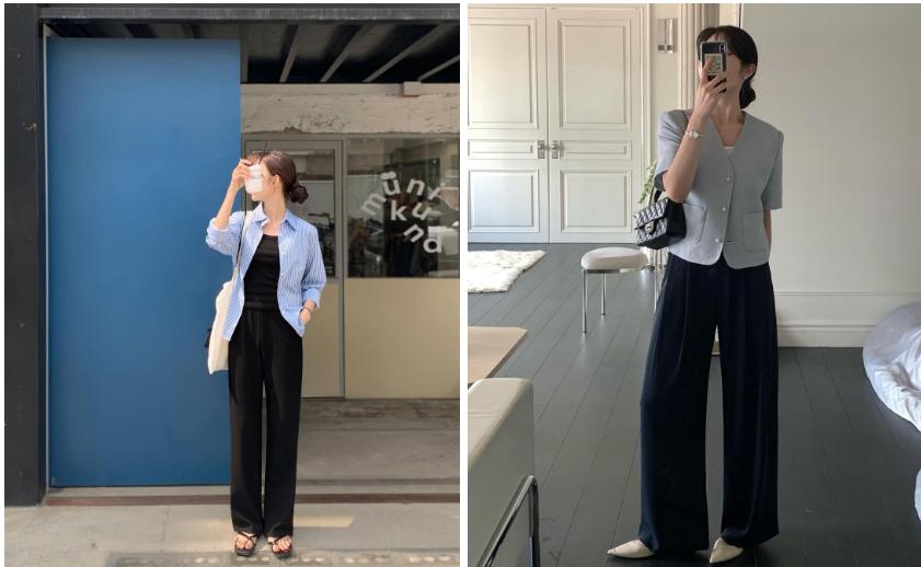 5 bộ đôi màu sắc giúp bạn ghi điểm thanh lịch, trẻ trung khi diện quần âu đen-3