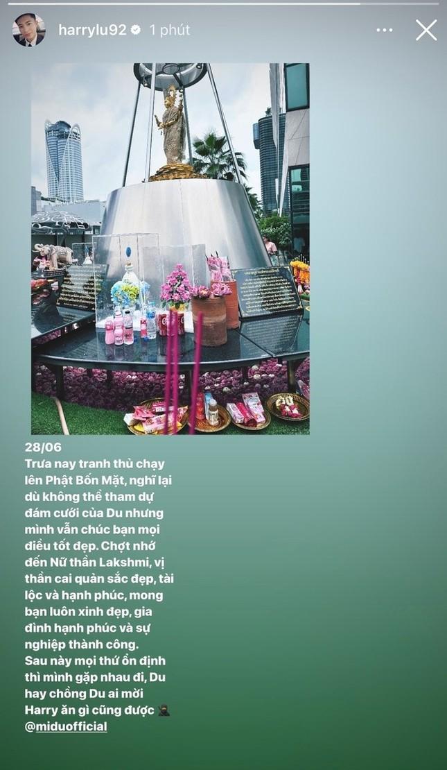 Tình cũ thông báo không dự đám cưới của Midu và thiếu gia Minh Đạt-2