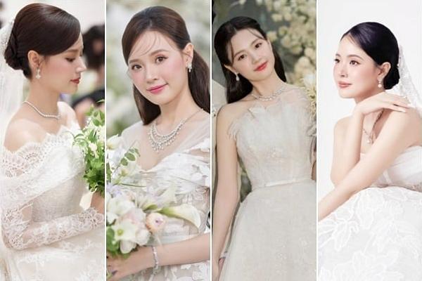 Ninh Dương Lan Ngọc đi chân đất trong tiệc cưới Midu-13