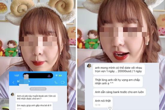 Nữ TikToker nổi tiếng chia sẻ chuyện bị gạ gẫm 18+ với số tiền lên tới gần 1 tỷ