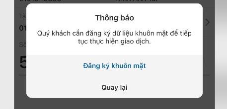 Hàng loạt khách hàng gặp trục trặc trong ngày đầu áp dụng xác thực sinh trắc học khi chuyển tiền-2