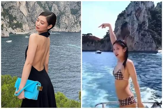 Jennie (BlackPink) mặc bikini gây sốt