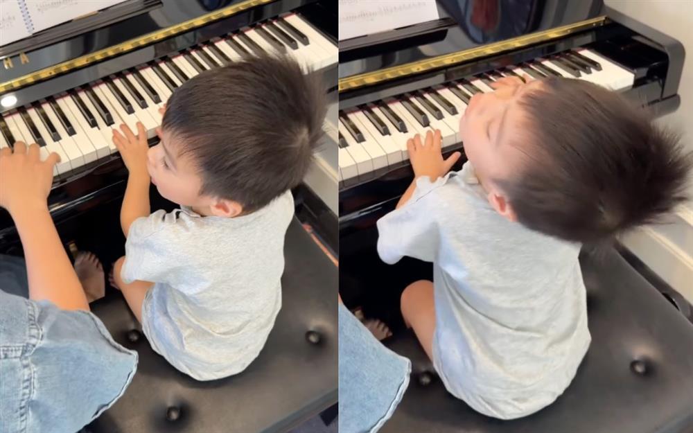 Tăng Thanh Hà công khai cận dung mạo của con trai út: Tuổi lên 3 đã bộc lộ năng khiếu nghệ thuật, hứa hẹn bùng nổ hơn cả mẹ-3