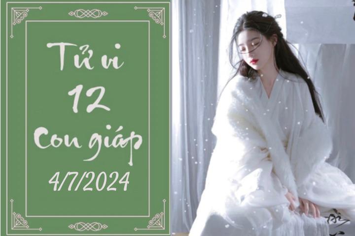 Tử vi 12 con giáp hôm nay ngày 4/7/2024: Dậu chăm chỉ, Tý hài lòng-1