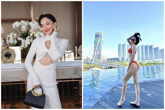 Cưới đại gia ngầm showbiz, ca sĩ Tóc Tiên chăm diện bikini siêu nhỏ, khoe dáng nuột tuổi U40