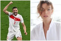 Nhan sắc vợ người hùng ghi cú đúp giúp Thổ Nhĩ Kỳ vào tứ kết Euro