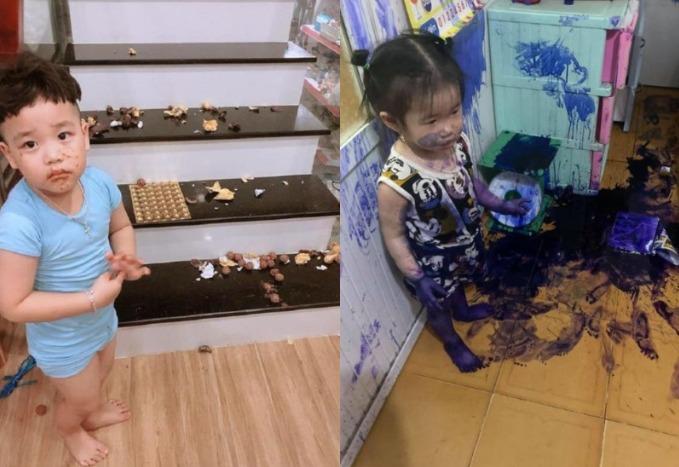 Hai thái cực đối lập của búp măng non nghỉ hè: Bé quậy từ nhà ra tới vườn, bé gây bão nhờ thành thạo việc nhà-3