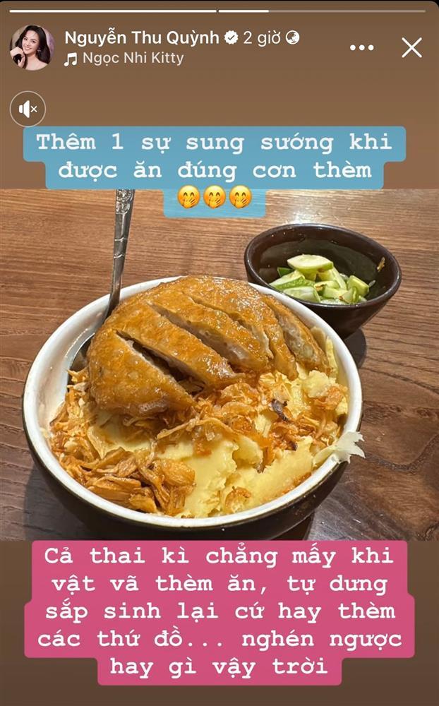 Sao nữ mang thai chẳng sợ phá dáng, ăn uống thả phanh vẫn đẹp: Võ Hoàng Yến, Thu Quỳnh có kiểu ốm nghén cực độc lạ-2