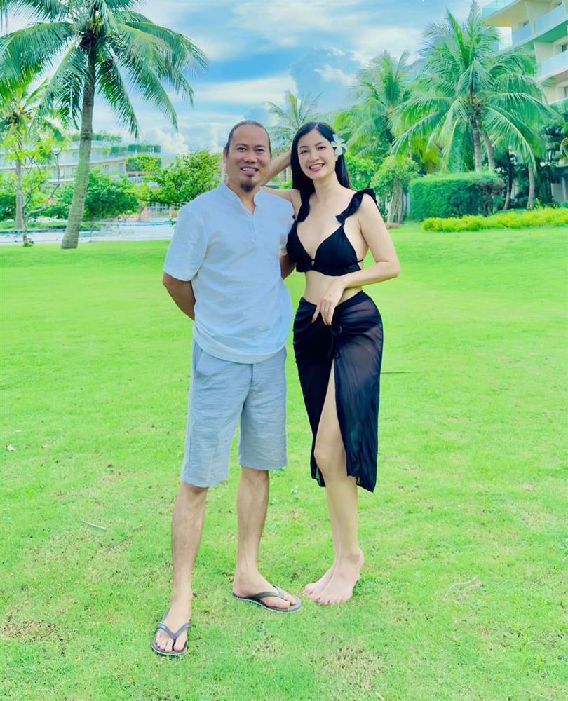 Vợ trẻ sinh 5 con cho Vượng Râu lần hiếm hoi khoe thân hình nuột nà-1