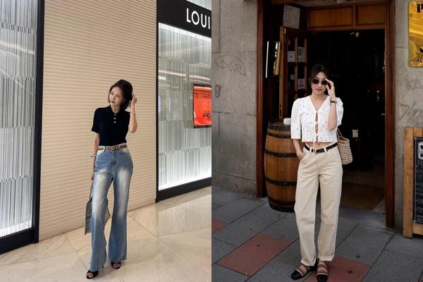 Mẫu áo không hở quá nhiều, lại đa dạng trong cách mix match-5