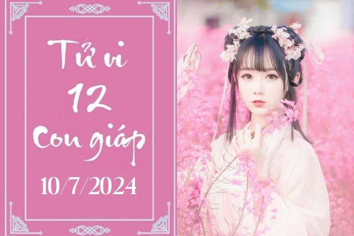 Tử vi 12 con giáp hôm nay ngày 10/7/2024: Thìn thuận lợi, Thân chậm trễ-1