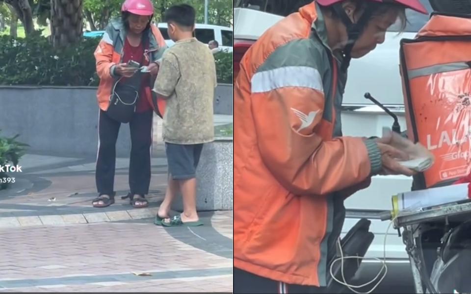 Câu chuyện xúc động phía sau video cụ bà shipper tóc bạc đếm tiền lẻ lan tỏa mạng xã hội