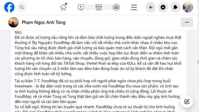 CEO nhãn hàng tiết lộ liên quan phiên livestream sầu riêng ngày 7/7 gây tranh cãi của Hằng Du mục-1