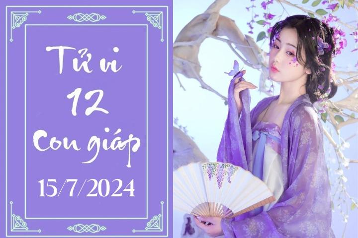 Tử vi 12 con giáp hôm nay ngày 15/7/2024: Ngọ may mắn, Dần khó khăn-1