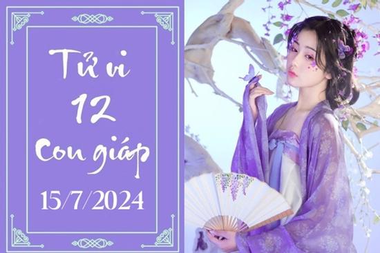 Tử vi 12 con giáp hôm nay ngày 15/7/2024: Ngọ may mắn, Dần khó khăn