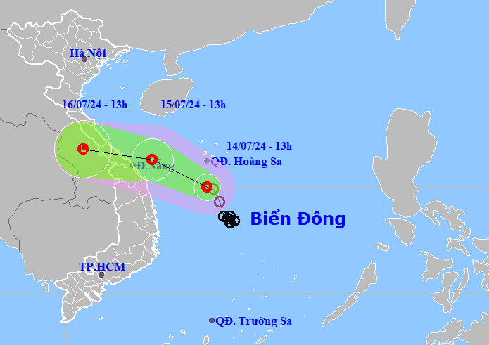 Hà Nội mưa to từ đêm nay