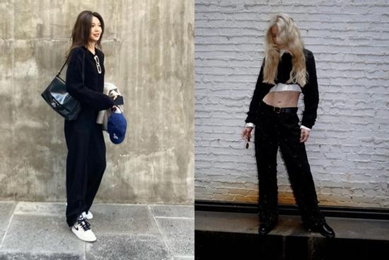 Cách mix quần âu đen giảm bớt sự nhàm chán