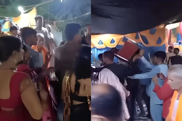 Trêu đùa chú rể quá đà, vị khách nhận ngay trái đắng từ cô dâu-2