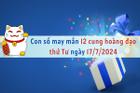 Con số may mắn 12 cung hoàng đạo hôm nay ngày 17/7/2024