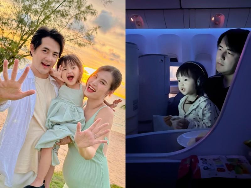 Chuẩn phong cách cậu ấm cô chiêu nhà sao Việt, đi máy bay hạng thương gia từ bé, 3 con của Hà Hồ hưởng dịch vụ cao cấp-8