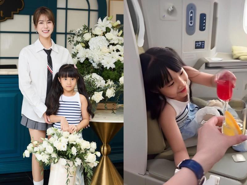 Chuẩn phong cách cậu ấm cô chiêu nhà sao Việt, đi máy bay hạng thương gia từ bé, 3 con của Hà Hồ hưởng dịch vụ cao cấp-9