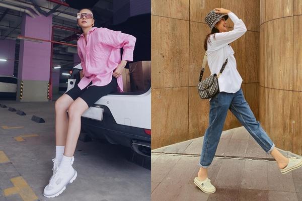 Cách phối áo sơ mi giúp trẻ ra 10 tuổi-6