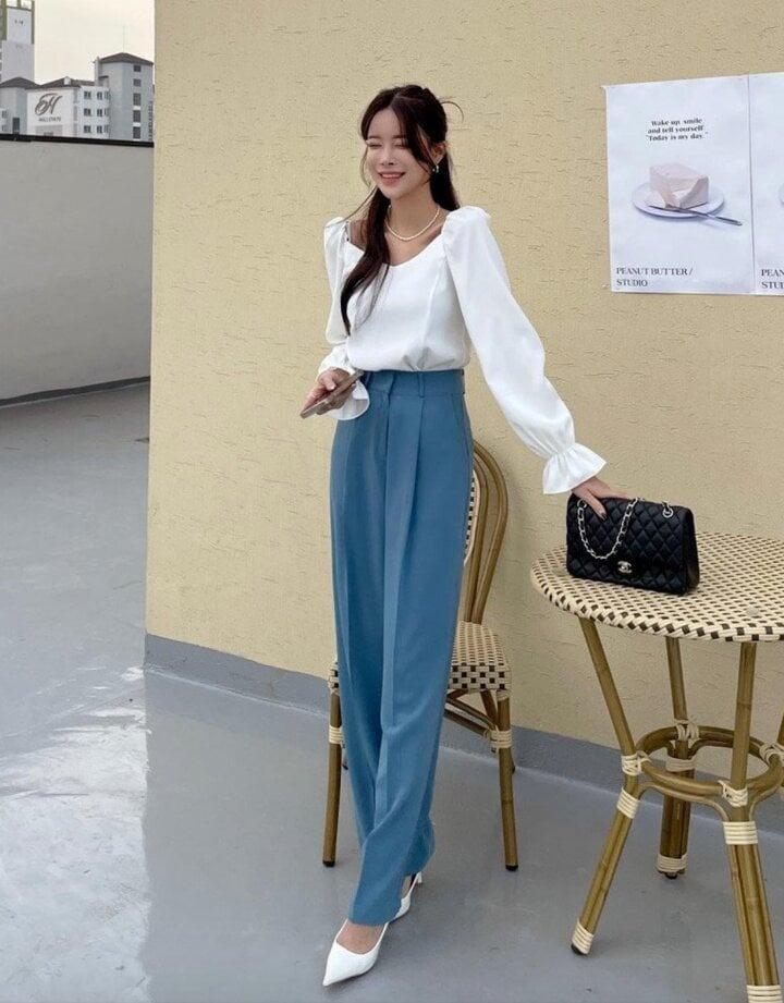 Chọn giày diện với quần ống rộng-2