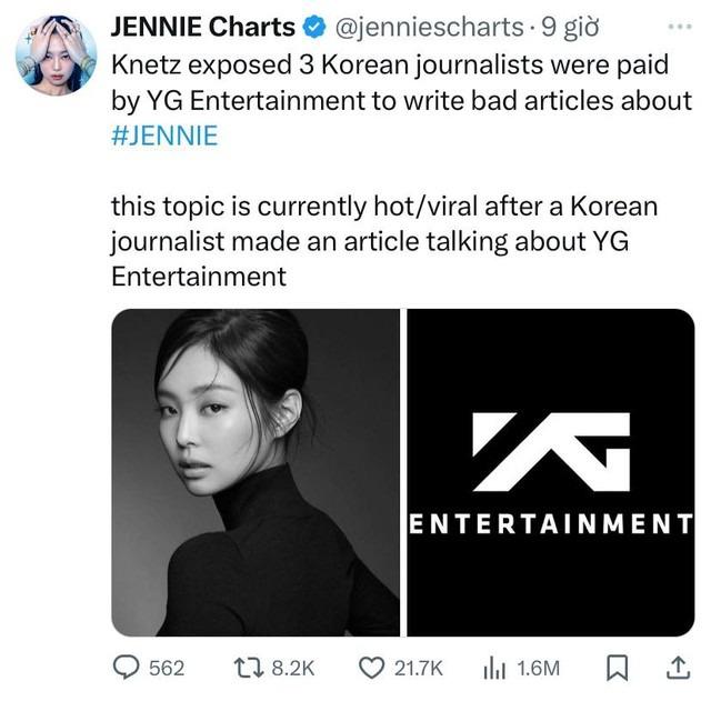 Jennie (BLACKPINK) bị YG hãm hại trong scandal hút thuốc?-1