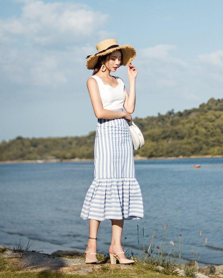 Mẹo chọn chân váy đuôi cá giúp kéo dài đôi chân-3
