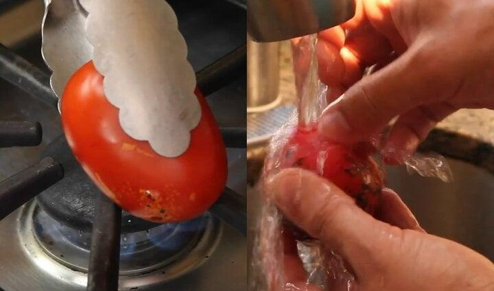Cách lột vỏ quả cà chua nhanh chóng và không bị mất dinh dưỡng-2
