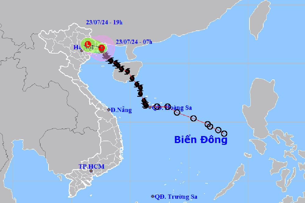 Bão số 2 suy yếu thành áp thấp nhiệt đới, miền Bắc mưa lớn diện rộng-1